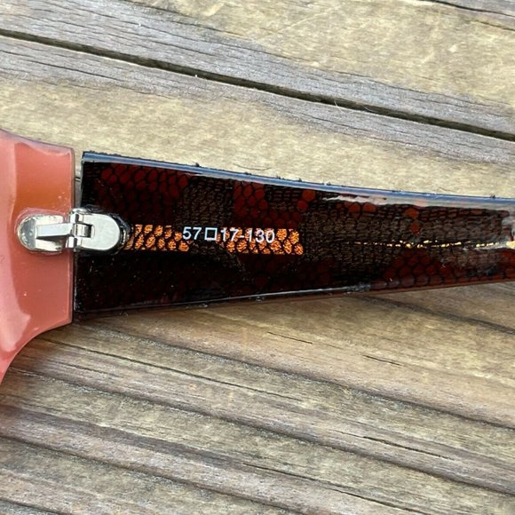 Norma Kamali Women Eyeglasses/Sunglasses Frame Brown Shimmer Handmade in China - Picture 11 of 12